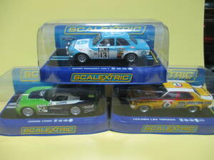 SCALEXTRIC HOLDEN L34 / FORD ESCORT / DODGE VIPER 3台セット