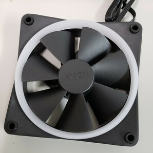 602y0712★Nzxt F120 RGB Triple Pack Computer Case Fan 12 CM Black 3 PC (S) RF-R12TF-B1の画像4