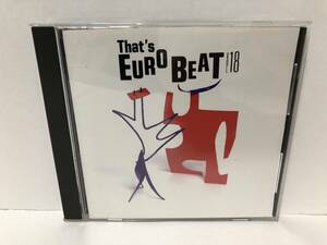 【希少 見本品 CD】THAT'S EUROBEAT ザッツ・ユーロビートVOL.18/HI-NRG ITALO DISCO ハイエナジー