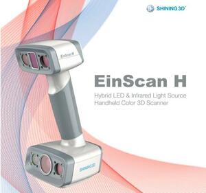 Einscan H インスキャン SHINING 3D ハンドヘルド3Dスキャナー 極上 完備品　赤外線とLEDのハイブリッドスキャン