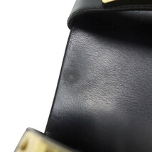 【特別価格】GIUSEPPE ZANOTTI SANDALO UOMO ゴールドプレート装飾レザーサンダル ブラック/ゴールド メンズ41_画像6
