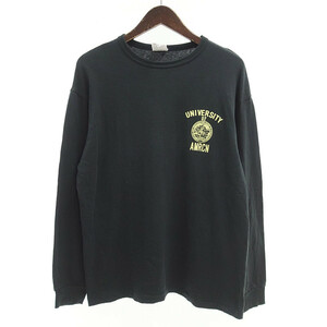 【特別価格】/THE SHINZONE AMERICANA COLLABORATION 長袖 Tシャツ カットソー ダークグリーン レディース-