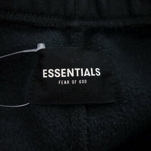 【特別価格】ESSENTIALS LOGO Sweat Pants ロゴ スウェット パンツ ブラック系 メンズSの画像3