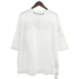 Palm Angels DOUBLED LOGO OVER T-shirt オーバーサイズ Tシャツ ホワイト メンズM