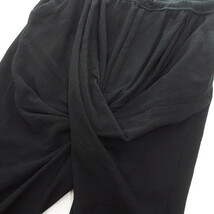 JULIUS 20SS Shirring Crotch Indirect Pants パンツ ブラック メンズ2_画像5