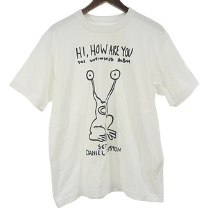 SACAI Daniel Johnston TEE プリント 半袖 Tシャツ ホワイト メンズ2