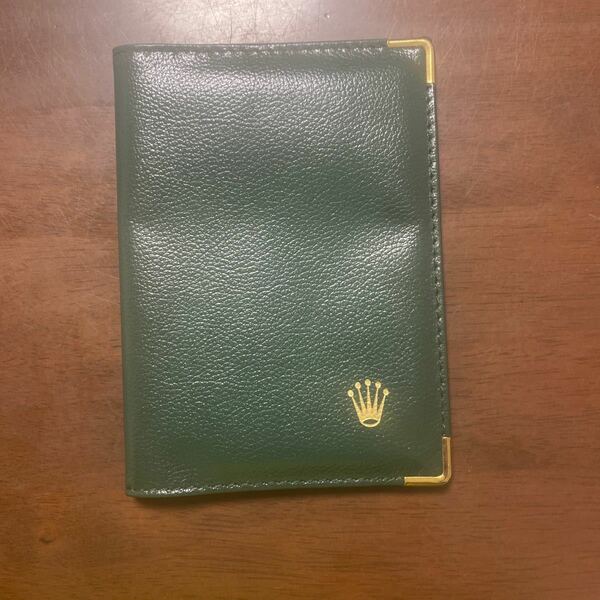 ロレックス パスポートケース カードケース 純正 ノベルティ 緑 グリーン 正規品 時計 ROLEX 非売品