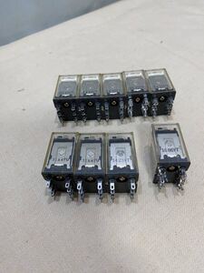 <OMRON ><MY2N><100/110VAC*24DC>< Mini power relay >< unused goods / secondhand goods * storage goods >(4142b)