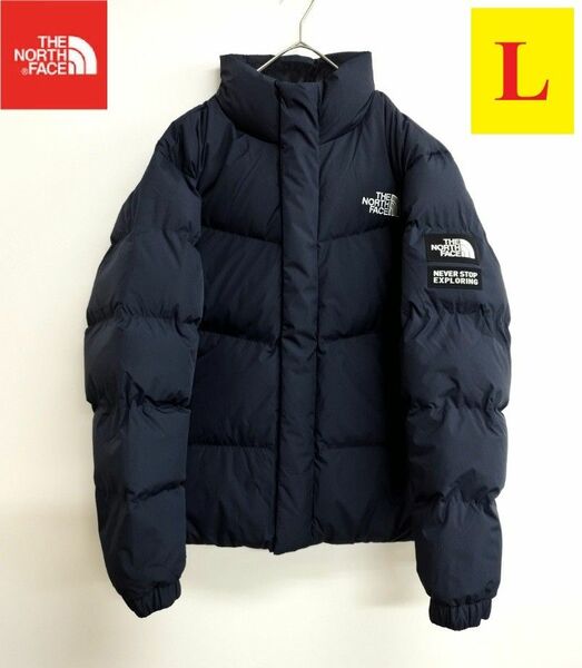 海外 ノースフェイス ダウンジャケット メンズ ワッペン ASPEN EX ON BALL JACKET ネイビー/L K506B