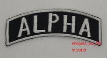 【未使用】「ALPHA」ワッペン ALPHA INDUSTRIES(アルファインダストリーズ) _画像1