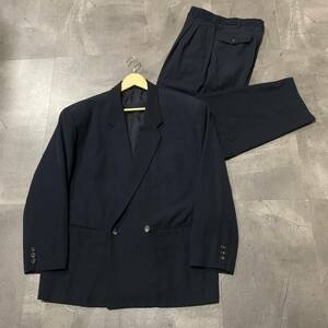 C☆良品/ 高級紳士服 '日本製' COMME des GARCONS HOMME PLUS コムデギャルソン PS-05015S 上下 セットアップ WOOL100% ダブルスーツ sizeS