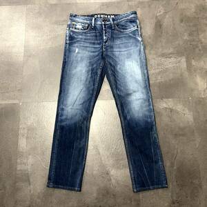 A ☆ 人気モデル!! '洗練されたデザイン' DENHAM デンハム CANDIANI DENIM テーパード デニムパンツ RAZOR GREI ジーンズ size:31 ボトムス