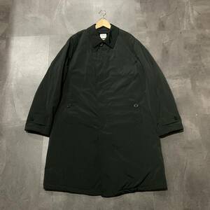 OO☆良品/ 高級感溢れる!! '保温性抜群' ARMANI COLLEZIONI アルマーニ 比翼仕立て 中綿 ステンカラーコート size:50 アウター 紳士服