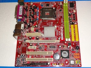 MSI LGA775用マザーボード P4M900M2-L MS-7255 m-ATX 中古動作品