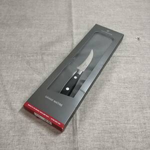 未使用品　VICTORINOX(ビクトリノックス) ペティナイフ シェーピングナイフ 8cm ブラック グランメートル 鍛造 7.7303.8G