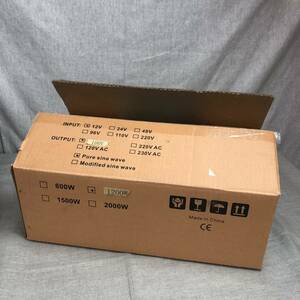 現状品　MWXNE インバーター 正弦波 12v 100v 1200w 最大2400W USB&Type-C 4ポート 50/60Hz切替可能 リモコン付き