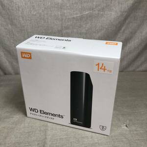 ウエスタンデジタル(Western Digital) WD デスクトップHDD 14TB USB3.0 WD Elements Desktop 外付けハードディスク / WDBBKG0140HBK-XB