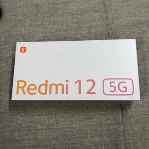 現状品　シャオミ(Xiaomi) SIMフリースマートフォン Redmi 12 5G 4GB+128GB 6.8インチ高精細ディスプレイ 