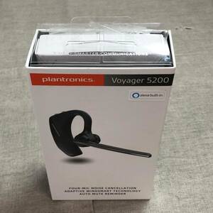 ポリー(Poly) PLANTRONICSVoyager 5200 Bluetooth ワイヤレスヘッドセット 片耳 モノラルイヤホンタイプ ノイズキャンセリングマイク 