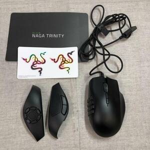 Razer Naga Trinity サイドボタンを2/7/12ボタンに付け替え可能 USB MMO/MOBAゲーミングマウス ブラック RZ01-02410100-R3M1