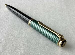 1円～ ペリカン ボールペン スーベレーン k800 緑縞 グリーン 訳有り品 動作良好 perikan pen