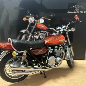 minichamps 1/12 Kawasaki z2 750rs candy brown orange 1972 ミニチャンプス カワサキ 火の玉カラー バイク 川崎 旧車 オレンジの画像6