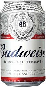 100 O23-96 1円～訳あり バドワイザー Budweiser ラガービール Alc.5％ 355ml×24缶　同梱不可・まとめて取引不可