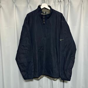 nike golf нейлон жакет жакет половина Zip draw код Pocket есть XL Tec 