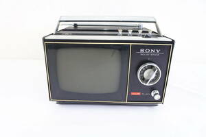 ジャンク品　SONY model 5-55 白黒テレビ レトロ インテリア ソニー　昭和レトロ　トランジスタ