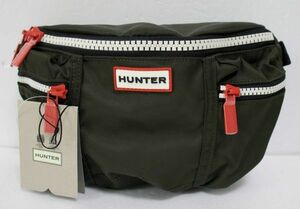  regular price 6600 new goods genuine article HUNTER UBP7020KBM DOV dark olive original bam bag body waist bag Hunter 2011 *