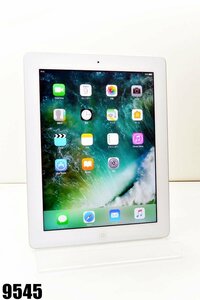 [ジャンク] Wi-Fiモデル Apple iPad4 Wi-Fi 16GB ホワイト MD513J/A[液晶黄ばみ・バッテリー劣化 74%][9545]