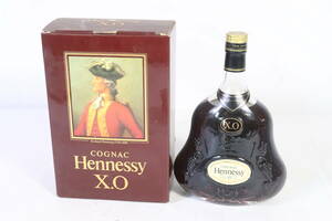 【ト足】 未開栓 Hennessy X.O COGNAC コニャック ブランデー ヘネシー 金キャップ 箱付 CE566CAA4S