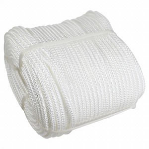8 strike 8mm 100m mooring rope fender rope double Blade white / white marine rope boat mooring roll 8mi rear i processing less 