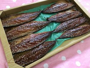 Популярные продукты Saba Mirin 8 кусочков соуса обновляются. 500 иен на лист