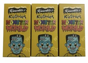 新品 headlockstudio KUSTOM MONSTER WORLD カスタムモンスターワールド 3箱ヘッドロックスタジオ ソフビ フィギュア ゴッコ堂 HXS iluilu