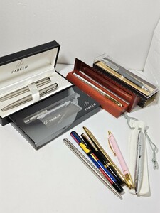 1円スタート【おまとめ】PARKER/パーカー ボールペン/シャーペン　筆記用具 まとめ　パーカー/パイロット/プラチナ他