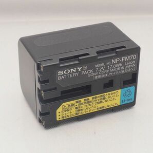 SONY NP-FM70 純正 バッテリー 7.2V 17.0Wh ソニー 管16832の画像1