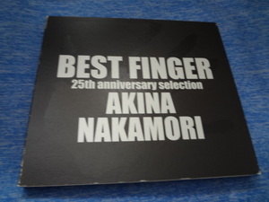 中森明菜 CD「BEST FINGER 25th anniversary selection」初回限定仕様 ベストフィンガー 25周年ベスト スリーブケース付き