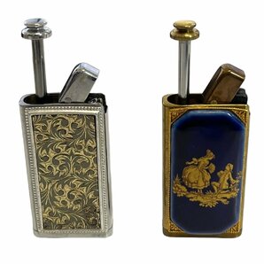 【中古品】 NACON ナコン ライター型 香水入れ 2個セット 1つ中身あり 携帯用香水入れ L56254RDの画像5