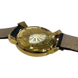 【中古品】GaGa MILANO MANIALE ガガミラノ マニュアーレ 039/250 ビバリーヒルズモデル 革ベルト クオーツ メンズ腕時計 hiL3518ROの画像9