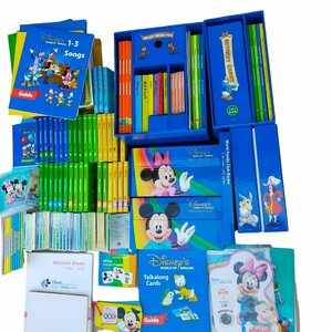 ◆中古品◆Disney world of english ディズニー DWE 英語 幼児教育 棚付き world family 自宅学習 ※直接引取り限定 Q51964NL