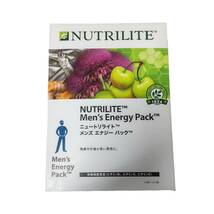 【未使用品】 Amway アムウェイ NUTRILITE ニュートリライト メンズ エナジー パック 60袋 サプリメント 賞味期限：2024年11月1日 J59260RF_画像1