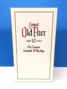 aet2543 【送料無料・未開栓】Grand Old Parr グランド オールドパー De Luxe デラックス 12年 12Years 750ml 43% 古酒