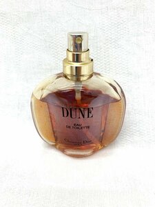 aew2-142 香水 Christian Dior クリスチャン ディオール DUNE デューン オードトワレ EDT 50ml 残量6割程度 【中古】※蓋無し