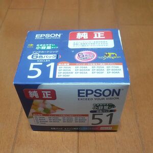 EPSON 純正インクカートリッジ IC6CL51 6色パック EP-903F 903A 803A 803AW 703A用