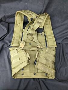 ［SK0-P11］外観良好！ TMC CORDURA タクティカルベスト カーキ サバゲー サバイバルゲーム ミリタリー 