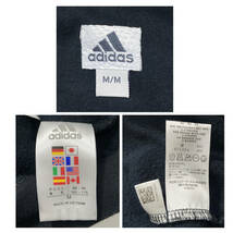 【USED】アディダス adidas ハーフジップ スウェット 刺繍ロゴ スウェット トレーナー 90s 古着 Mサイズ ブラック ☆送料無料☆_画像10