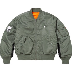 【送料無料】 Lサイズ Supreme Bounty Hunter MA-1 Jacket Large Olive シュプリーム バウンティハンター ジャケット オリーブ カーキ