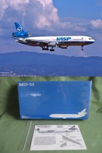 1/200 ハセガワ マクドネル・ダグラス MD-11キット+Liveries Unlimited製VASP航空デカール 27