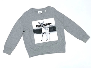 БЕСПЛАТНАЯ доставка на два результата! 2A48 Супер редко! [Красота] Burberry Kids Montage Print Sweet Trainer 6y 116㎝ для детей